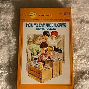 How to Eat Fried Worms Book. Soft cover. 127 pages. Preowned.